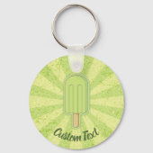 Limoen Ice Cream Stick Sleutelhanger (Voorkant)