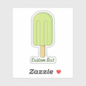 Limoen Ice Cream Stick Sticker (Vel)