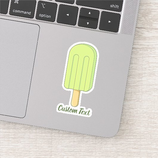 Limoen Ice Cream Stick Sticker (Detail)
