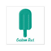 Limoen Ice Cream Stick Zelfinktende Stempel (Design)