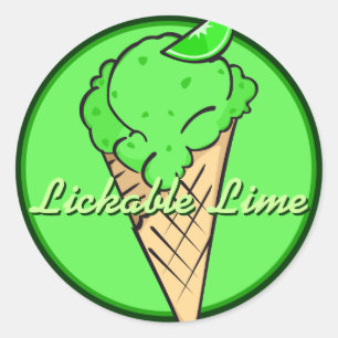 Limoen Icecream Sticker