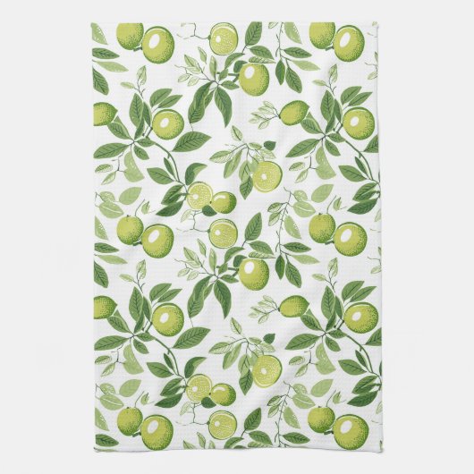 Limoen in de Kokosnoot - Theedoek (Verticaal)