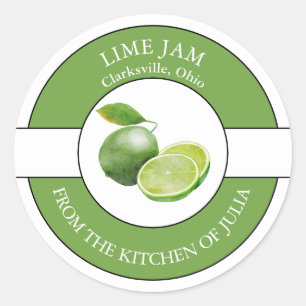 Limoen Jam Label