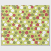 Limoen kerstpapier voor Stippen Cadeaupapier (Vlak)