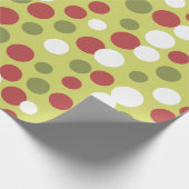 Limoen kerstpapier voor Stippen Cadeaupapier (Hoek)
