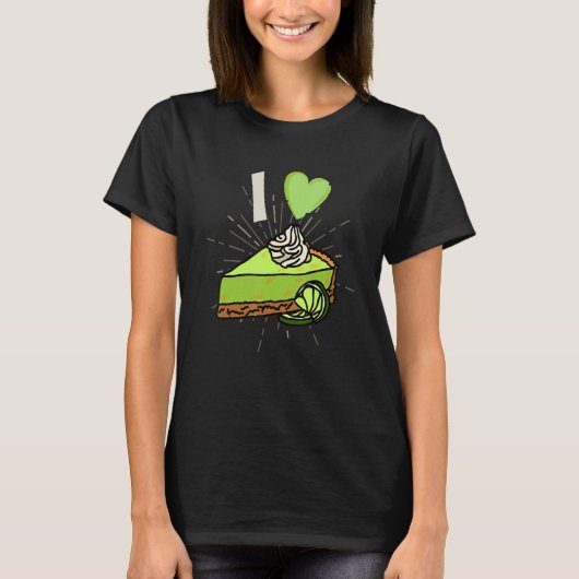 limoen Key limoen Pie Florida pie T-shirt (Voorkant)