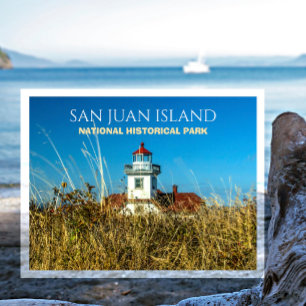 Limoen Kiln Light, San Juan Island, Verenigde Stat Briefkaart
