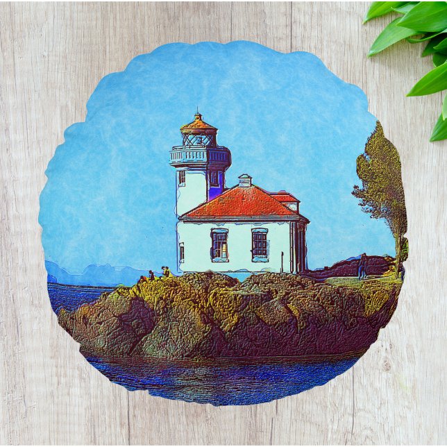 Limoen Kiln Lighthouse op de vrijdaghaven Rond Kussen (Creator heeft geüpload)