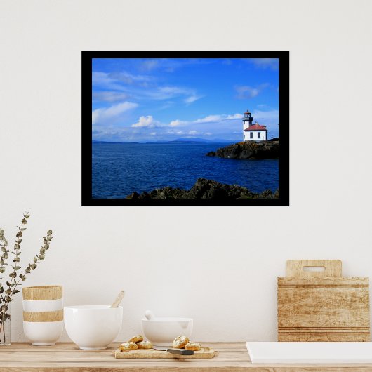 Limoen Kiln Lighthouse Poster (Keuken)