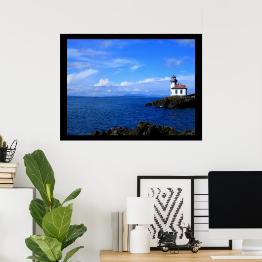 Limoen Kiln Lighthouse Poster (Thuiskantoor)