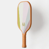 Limoen lavendel sorbet monogram modern gepersonali pickleball paddle (Links)