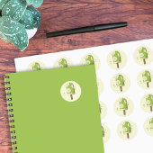 Limoen Lemon Ice Cream Bar Ronde Sticker