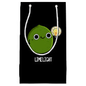 Limoen-light Funny Fruit Limoen Pun Dark BG Klein Cadeauzakje (Voorkant)