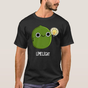 Limoen-light Funny Fruit Limoen Pun Dark BG T-shirt