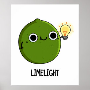 Limoen-light Funny Fruit Limoen Pun Poster