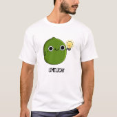 Limoen-light Funny Fruit Limoen Pun T-shirt (Voorkant)
