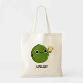 Limoen-light Funny Fruit Limoen Pun Tote Bag (Voorkant)