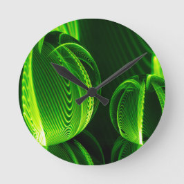 Limoen lijnen in twee ballen ronde klok