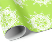 Limoen Mandala Cadeaupapier (Rol Hoek)