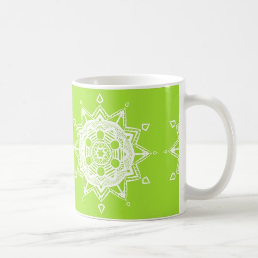 Limoen Mandala Koffiemok (Rechts)