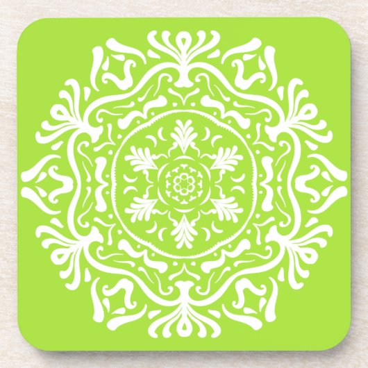 Limoen Mandala Onderzetter (Voorkant)