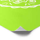 Limoen Mandala Poster (Hoek)