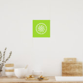 Limoen Mandala Poster (Keuken)