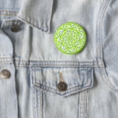 Limoen Mandala Ronde Button 5,7 Cm (In situ)