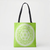 Limoen Mandala Tote Bag (Voorkant)