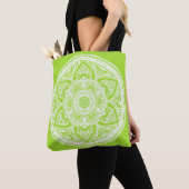 Limoen Mandala Tote Bag (Dichtbij)
