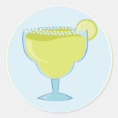 Limoen Margarita Ronde Sticker (Voorkant)
