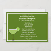 Limoen Margarita Vrijgezellenfeest Kaart (Voorkant)