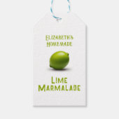 Limoen Marmalade Cadeaulabel (Voorkant)