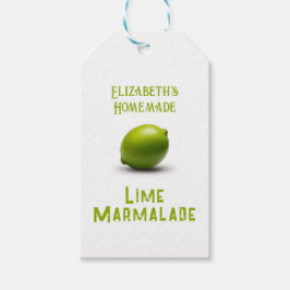 Limoen Marmalade Cadeaulabel