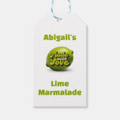 Limoen Marmalade Cadeaulabel (Voorkant)