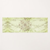 Limoen Marmer Mandala Gem Yogamat (Voorkant (horizontaal))