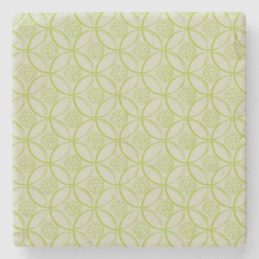 Limoen marmer Onderzetter (Voorkant)