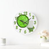 Limoen Martini Drink Design Bar Kitchen Wall Clock Grote Klok (Huis)