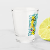 Limoen Mediterraan 60th Blauw Shot Glas (Links)