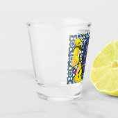 Limoen Mediterraan 60th Marineblauw Shot Glas (Links)