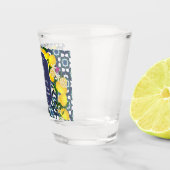 Limoen Mediterraan 60th Marineblauw Shot Glas (Rechts)