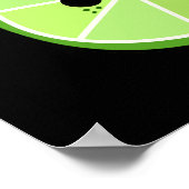 Limoen met een goed gevoel voor Citrus Fruit Pun D Poster (Hoek)