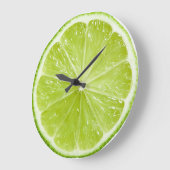 limoen muurklok grote klok (Hoek)