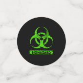 Limoen Neon Green Bio-Hazard Chemicals Graphic Confetti (Kleine voorkant)