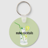 Limoen-ontwerp Sleutelhanger (Achterkant)