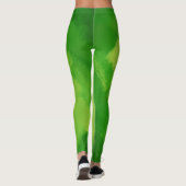 Limoen Paint Splatter Leggings (Achterkant)