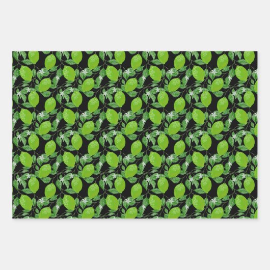 Limoen pakpapier inpakpapier vel (Voorkant 3)