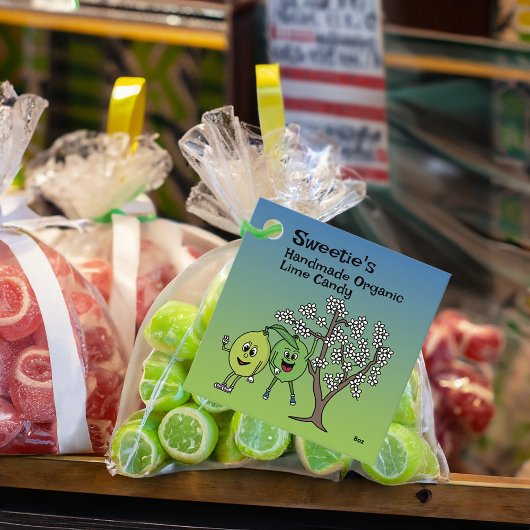 Limoen Pals Grappige Cartoon Marmalade Snoep en me Bedankjes Labels