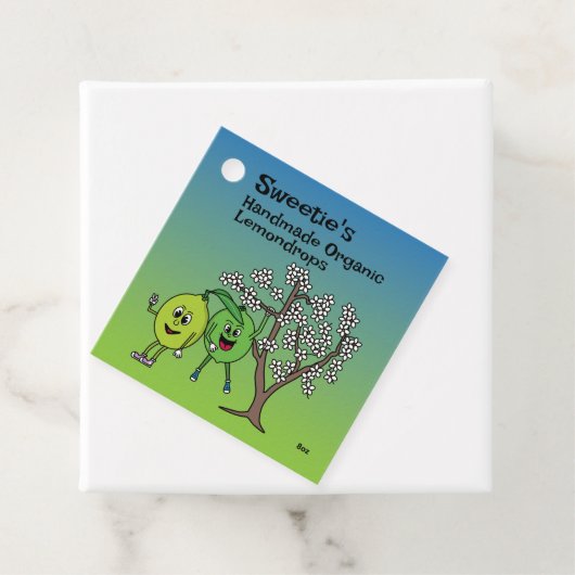 Limoen Pals Grappige Cartoon Marmalade Snoep en me Bedankjes Labels (In situ)