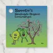 Limoen Pals Grappige Cartoon Marmalade Snoep en me Bedankjes Labels (Voorkant)